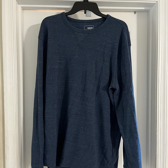 Men's pullover Sonoma XXL shirts-lot of 2 great condition - Picture 1 of 6